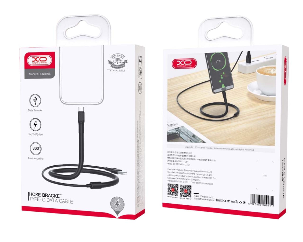 XO NB195 2 σε 1 usb Καλώδιο Φόρτισης Βάση για Micro 1.2m
