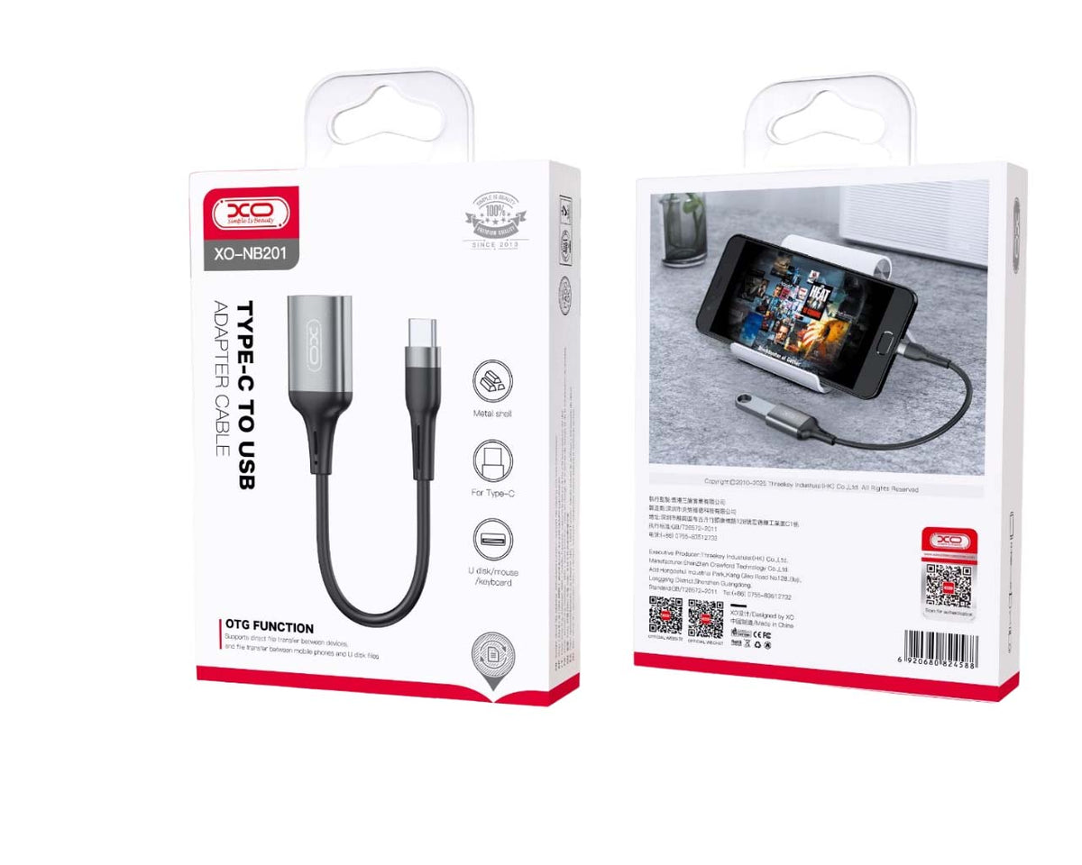 XO NB201 Αντάπτορας OTG USB 2.0 for TypeC (OTG function)