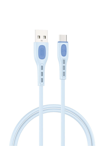 XO NB280 Καλώδιο Δεδομένων Micro 1M 3A Μπλε