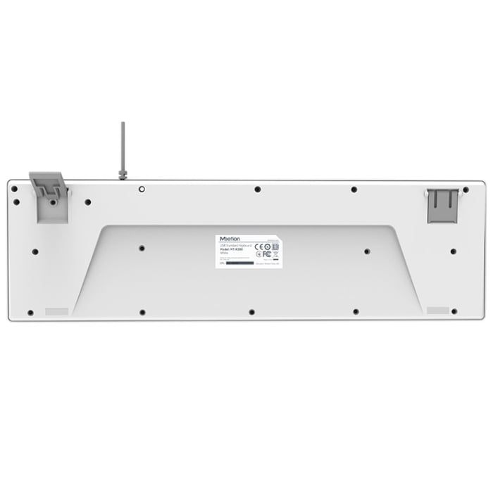 Meetion MT-K300 Standard USB Ενσύρματο Πληκτρολόγιο Λευκό
