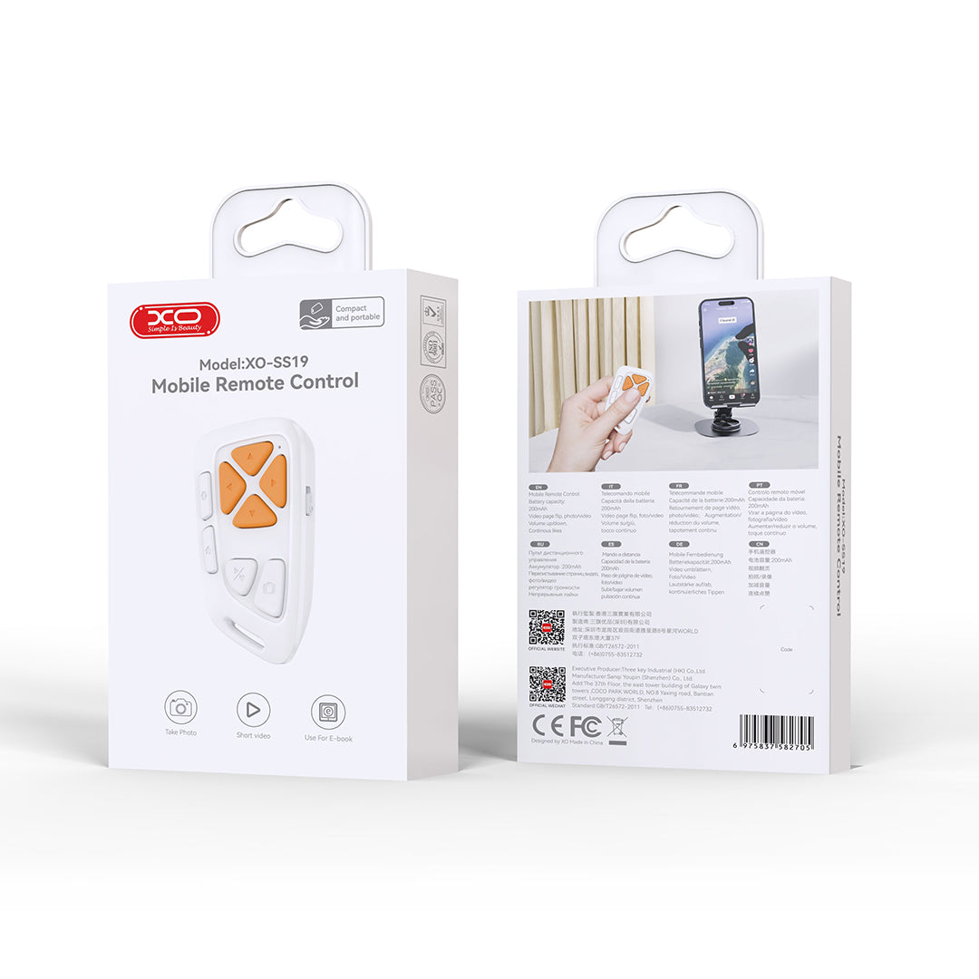 XO SS19 Πολυλειτουργικό Τηλεχειριστήριο Κινητού με Bluetooth