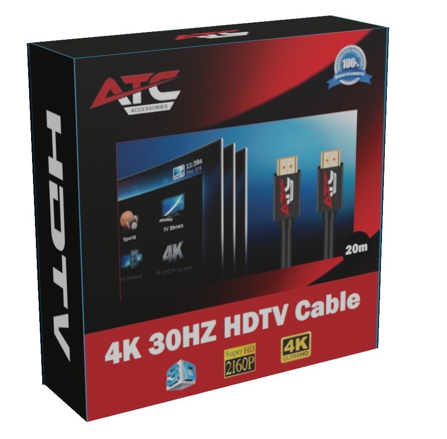 ATC Cable HDMI 2.0V Premium 20m 4K 30HZ