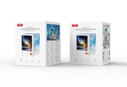 XO OZ14 Φωτιστικό Προβολέας Aurora & Ηχείο 1200mAh
