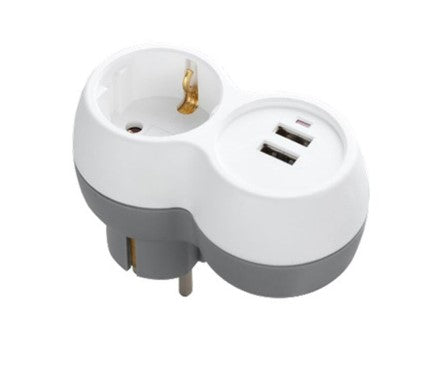 Technik Professional Πρίζα 1 Θέση + 2 USB-A 16A