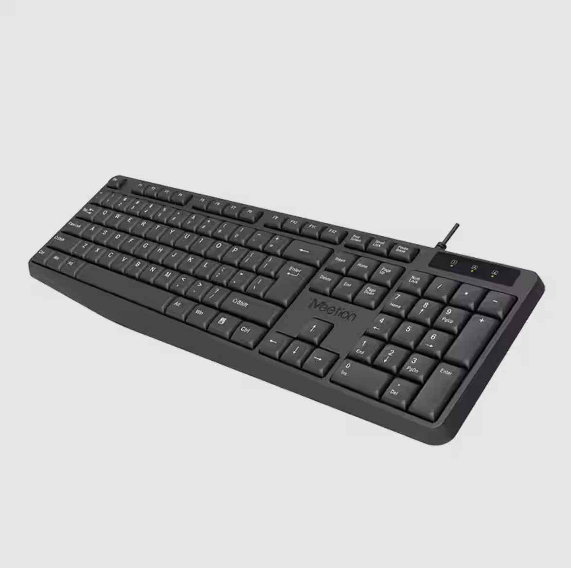 Meetion MT-K200 Ενσύρματο Πληκτρολόγιο Σοκολατί