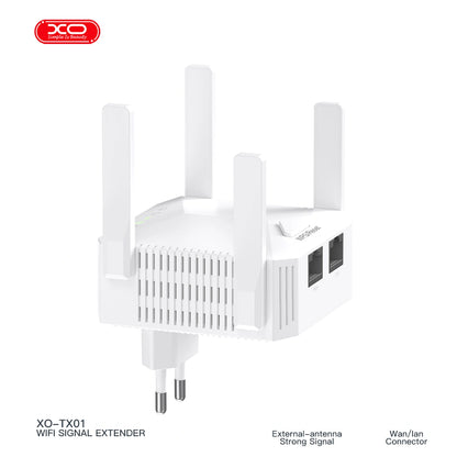 XO TX01 Repeater 1200M (EU)  & Router 100M 2 σε 1