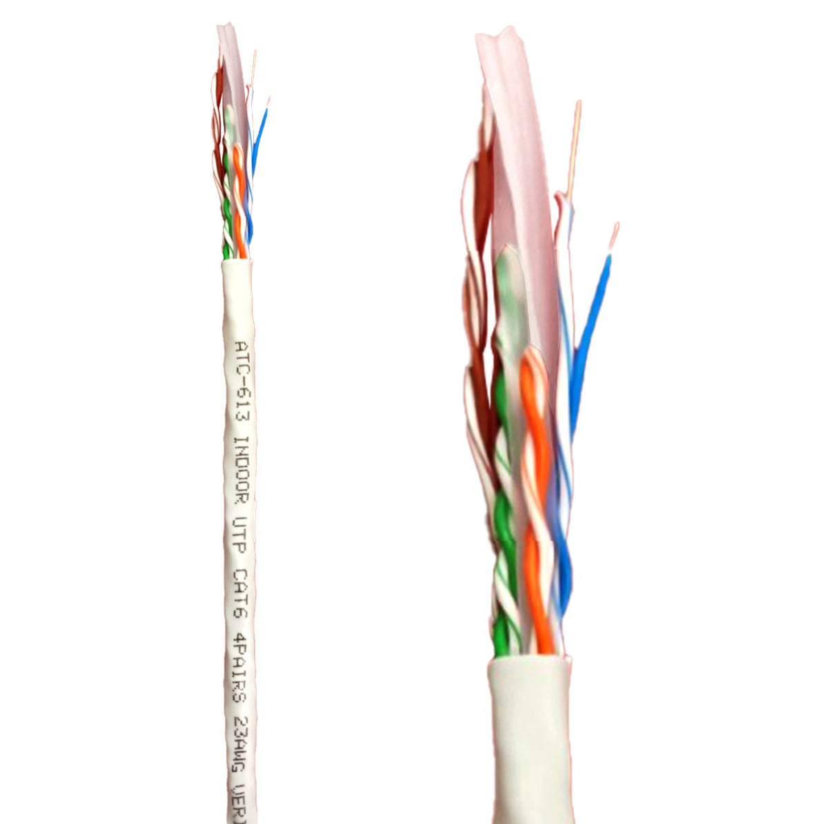 ATC Στροφείο Δικτύου ATC-613 UTP CAT6 305m Γκρί Εσωτερικό