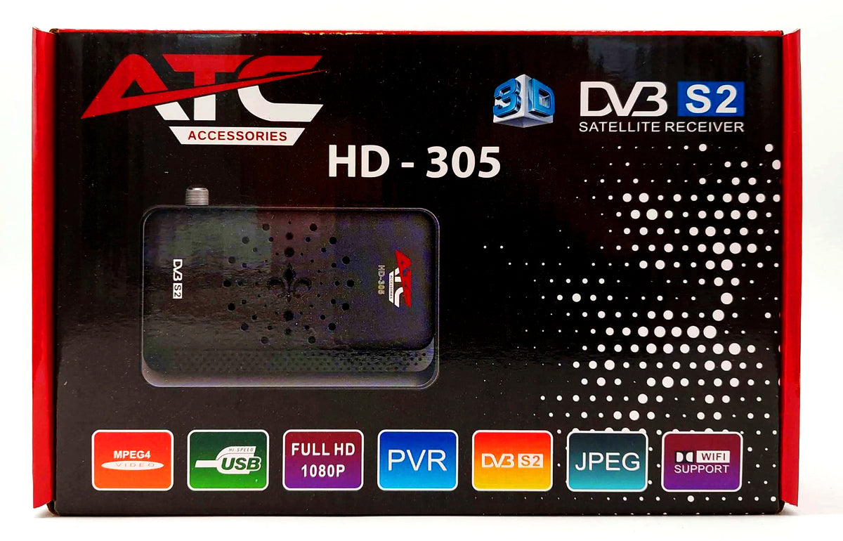 ATC Δορυφορικός Δέκτης ATC HD305 DVBS2